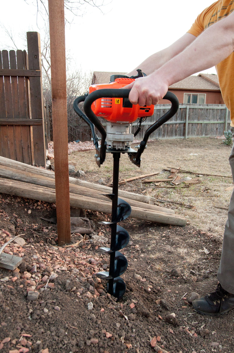 Hand-Held Post Hole Digger Engine/Head, 43 cc 1.7 hp Single-Man