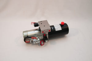 AgKNX 12 Volt DC Electro Hydraulic Power Unit for Snow Plows, 2 Qt Tank, Direct fit for Meyers, Western & Many Others